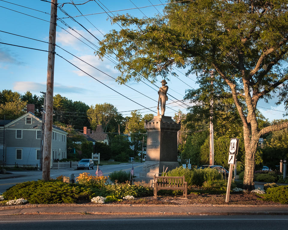 Civil War Stature, York, Maine