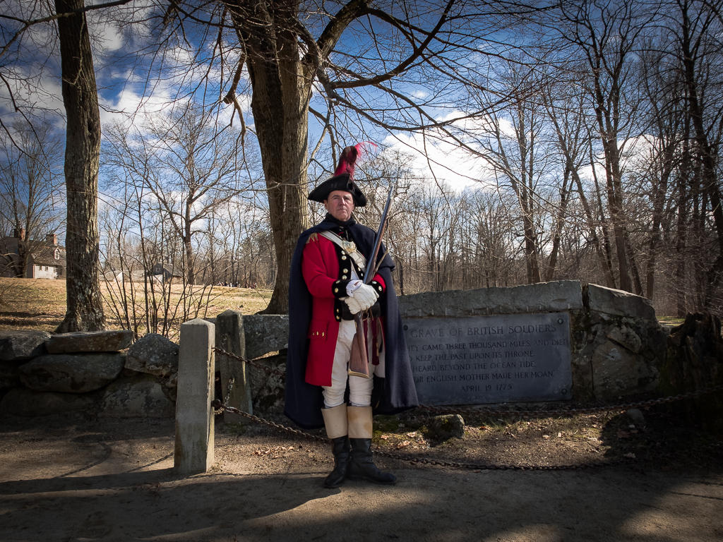 American Revolution Reenactor, Concord, Massachusetts