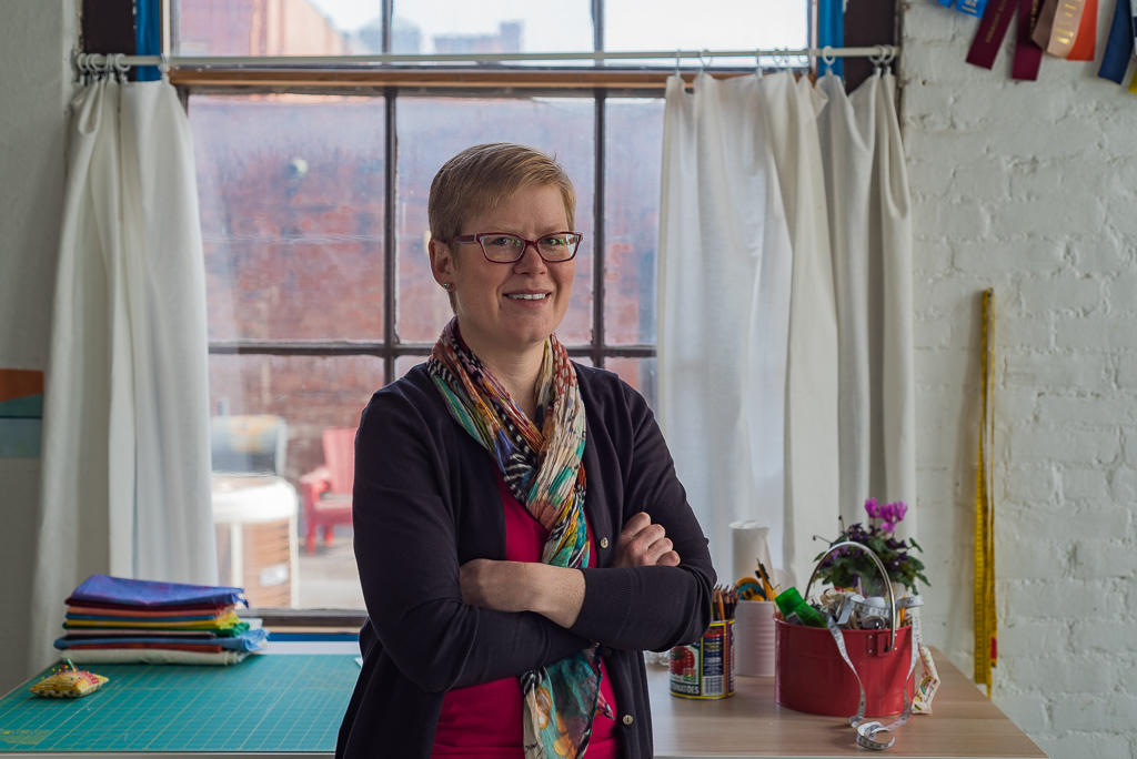 Quilting Artist Timna Tarr as featured in Modern Patchwork magazine