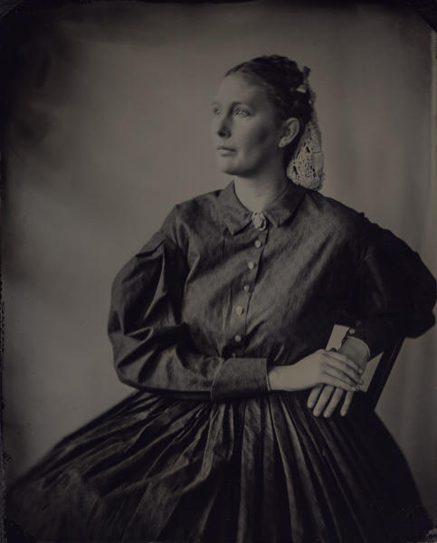 Civil War reenactor/Costume Designer tintype