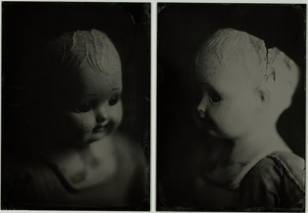 Doll Head, Two Views
Tintypes