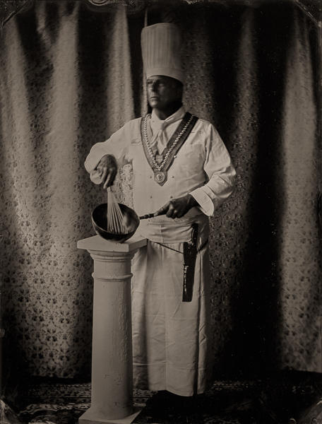 Occupational tintype of Chef